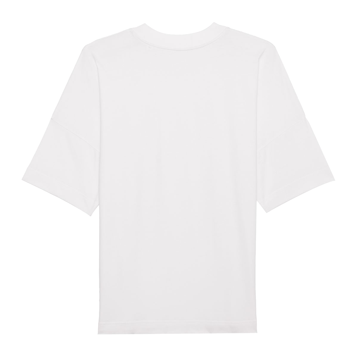 White Retro Oversized T-Shirt